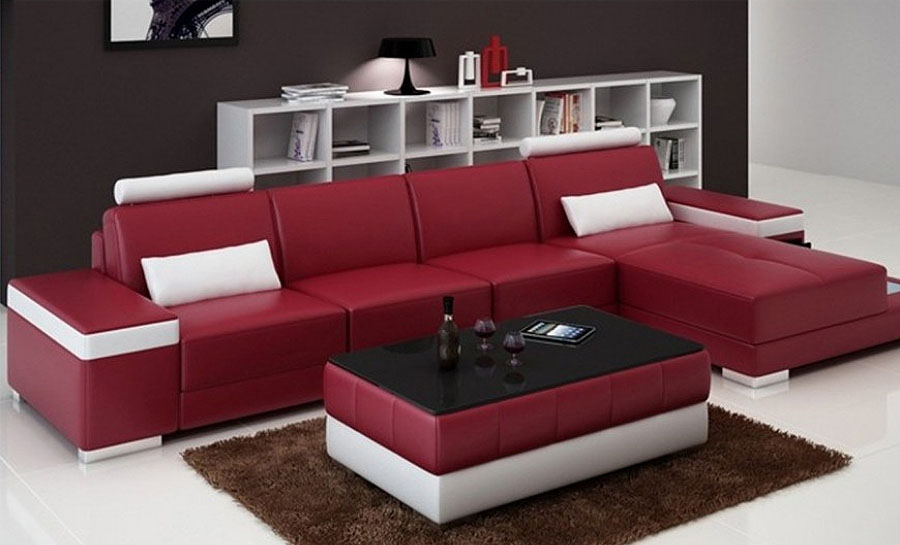 Juliet - 3sC - Leather Sofa Lounge Set